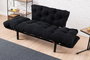 Atelier Del Sofa Nitta - Sofá-Cama de 2 Plazas Negro